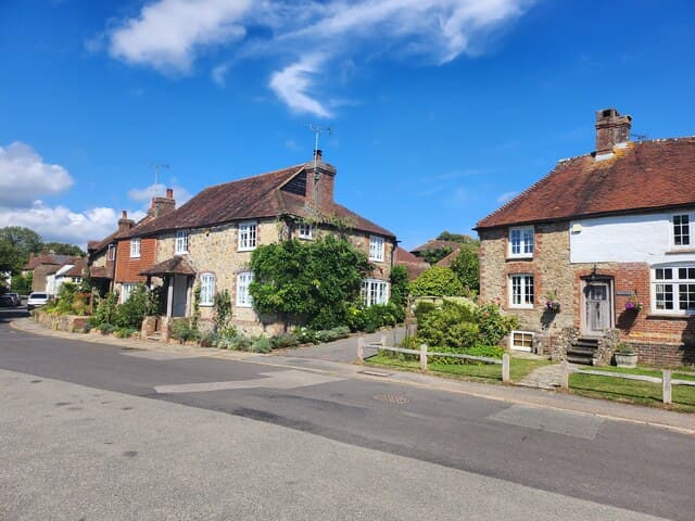 Houses in Church Street, Christchurch — residential properties near the historic Priory