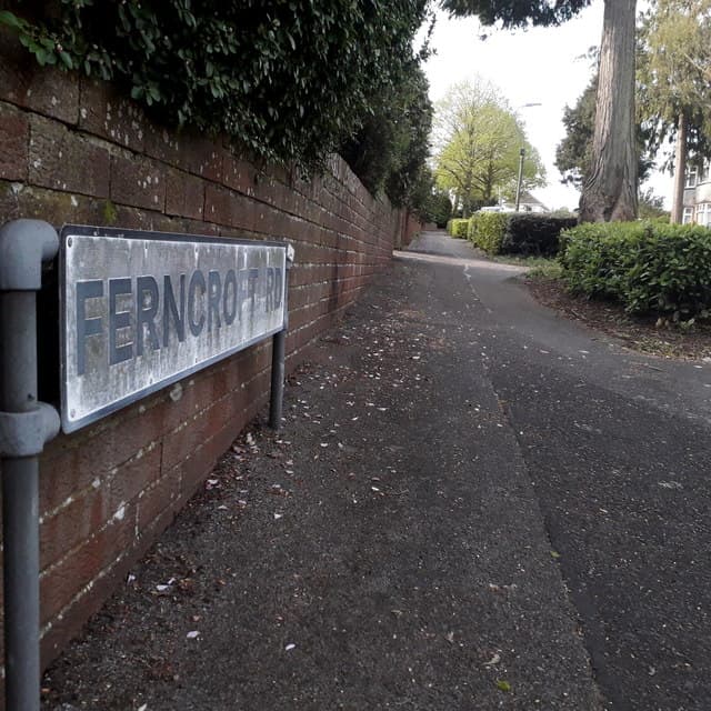 Ferncroft Road, Northbourne — residential street in the greater Ferndown area